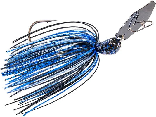 Z-MAN Chatterbait Jack Hammer 3/8oz Black/Blue