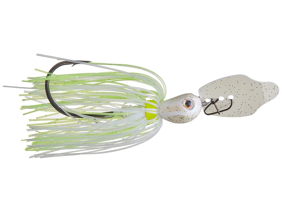 Strike King Thunder Cricket Vibrating Swim Jig 3/8 Chart Blue Glimmer