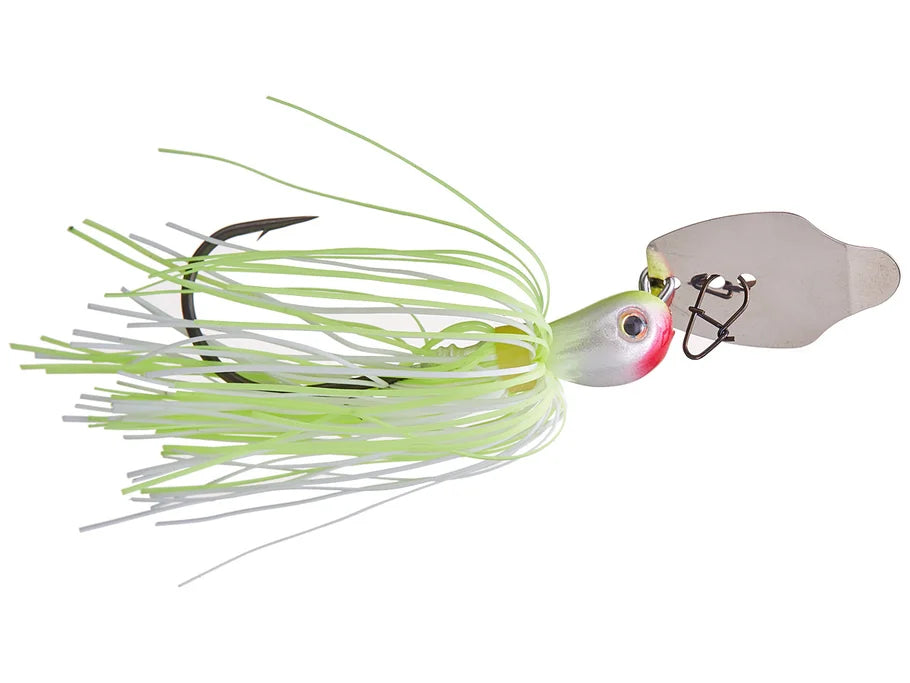 Strike King Thunder Cricket Vibrating Swim Jig 3/8 Chart/White