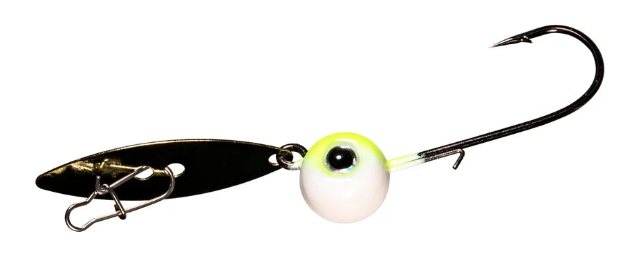 Z-MAN Chatterbait WillowVibe 1/4oz Chart/White 2pk