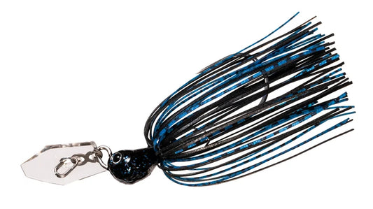 Z-MAN Chatterbait Jackhammer Stealthblade 3/8oz Black/Blue