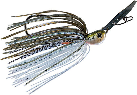 Z-MAN Chatterbait Jack Hammer 3/8oz Green Pumpkin Shad