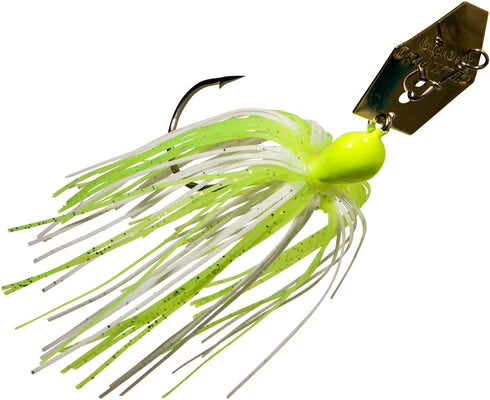 Z-MAN Chatterbait 3/8oz Chart/White Gold Blade