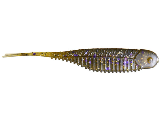Great Lakes Finesse Hover Minnow 2.75" 8pk Green Pumpkin Purp Flk