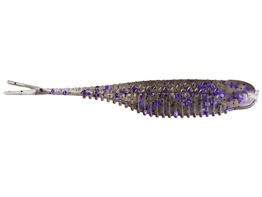 Great Lakes Finesse Hover Minnow 2.75" 8pk Smoke Clear Purp Flk